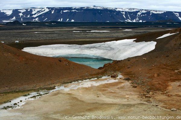 Kratersee Viti auf Island