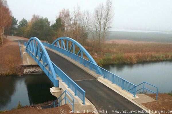 Neue  Dütschower Brücke in der Lewitz