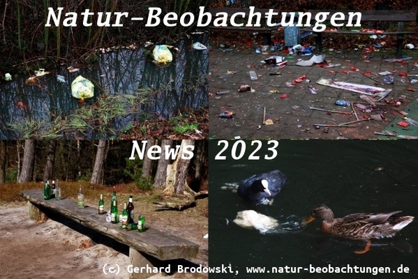 News 2023 - Hinterlasst keinen Müll in der Natur