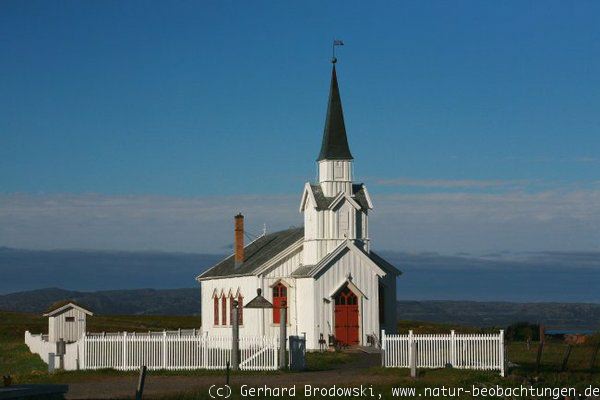 Bilder zur Norwegentour - Kirche von Nesseby