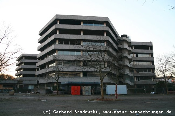Altes BP Gebäude in Hamburg in der City Nord wird abgerissen
