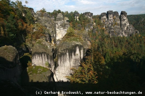 Elbsandsteingebirge in Deutschland